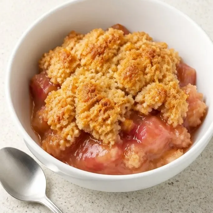 Rhubarb Dump Cake