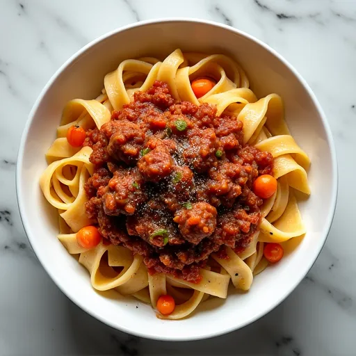 Rich and Hearty Double-Meat Bolognese