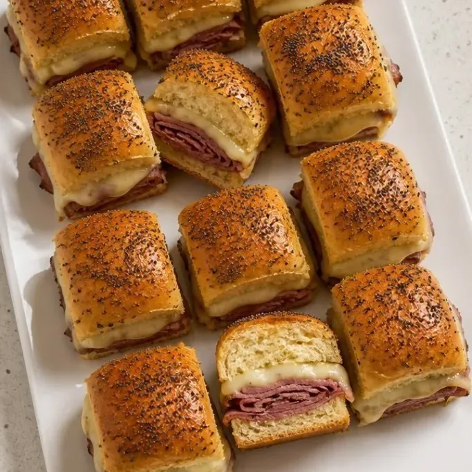 Roast Beef Sliders Hawaiian Rolls