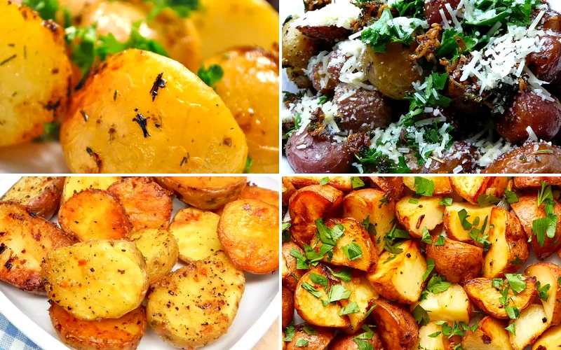 10 Creative Ways to Roast Baby Potatoes roasted baby potatoes featured