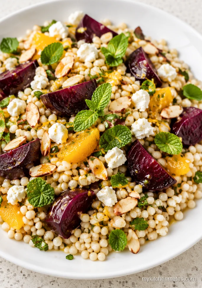 Roasted Beet and Orange Couscous Salad