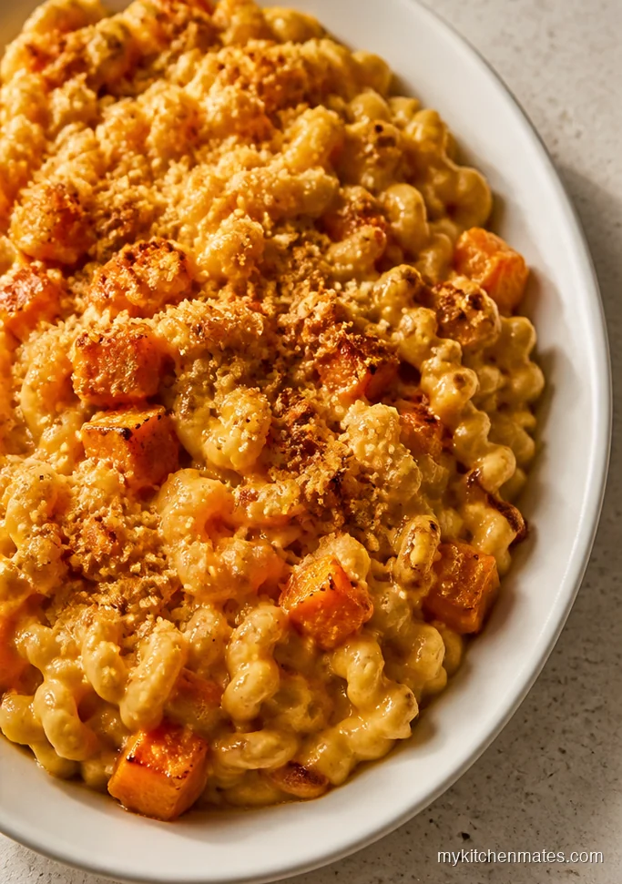 Roasted Butternut Squash Mac and Cheese