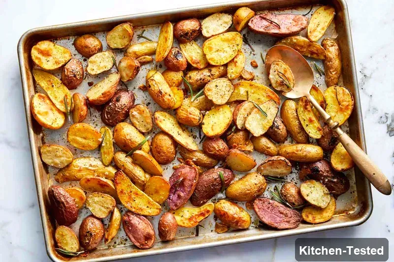 Perfectly Crispy Roasted Fingerling Potatoes roasted fingerling potatoes