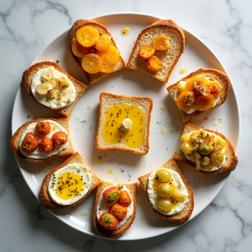 Roasted Garlic and Olive Oil Sourdough Toast