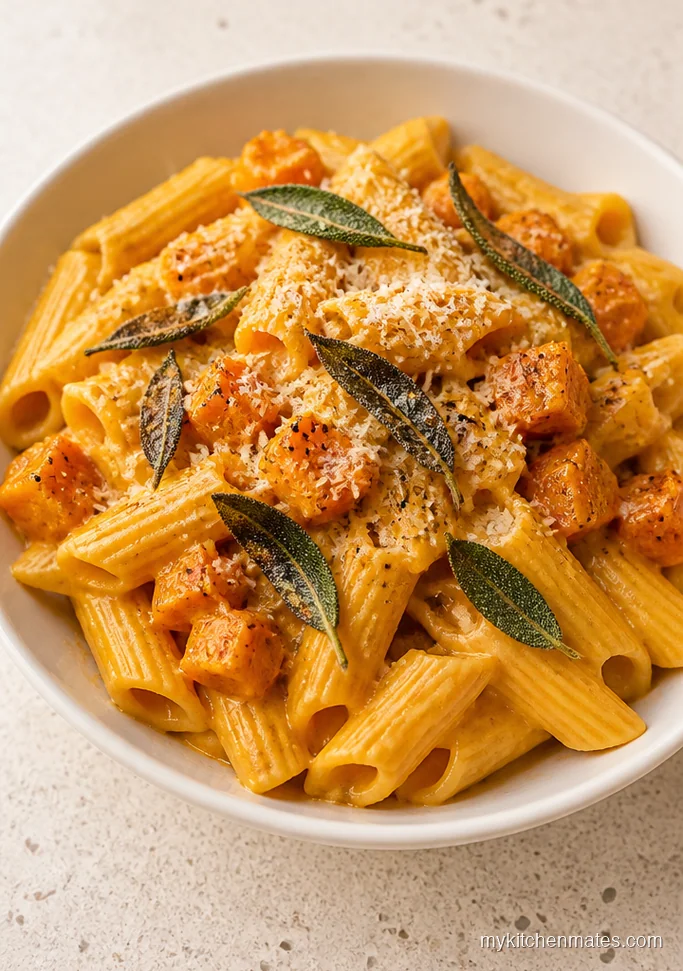 10 Butternut Squash Pasta Recipes Worth Making Tonight Roasted Garlic Butternut Squash Pasta