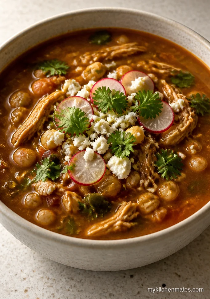 Roasted Green Chile Chicken Soup