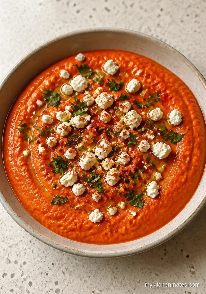 Roasted Red Pepper and Feta Dip