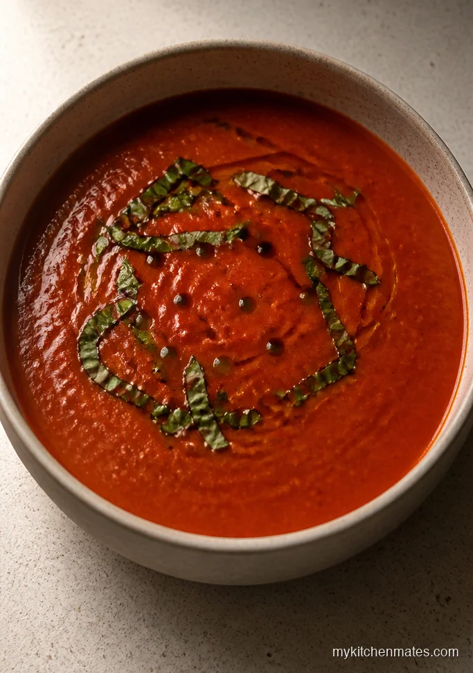 Roasted Tomato and Red Pepper Soup