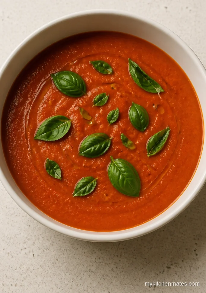 Roasted Tomato Red Pepper Soup
