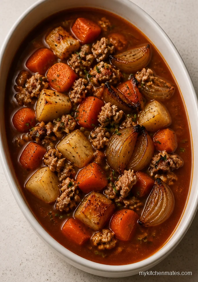 12 Ground Turkey Soup Recipes That Come Together in One Pot Roasted Vegetable Turkey Soup