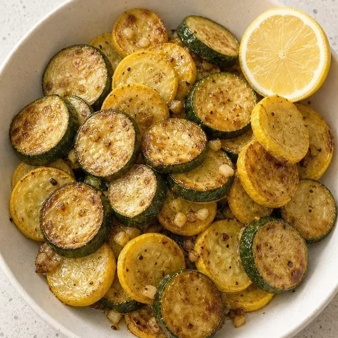 25-Minute Garlic Roasted Zucchini and Yellow Squash Roasted Zucchini And Yellow Squash