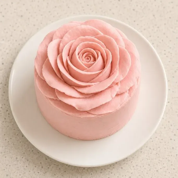 Rose Bento Cake for One Rose Bento Cake