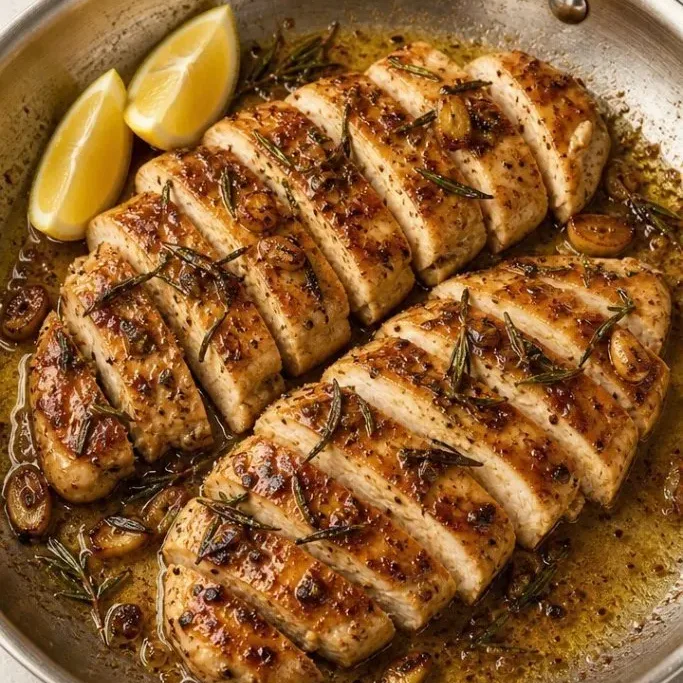 20-Minute Pan-Seared Rosemary Chicken Breast Rosemary Chicken Breast