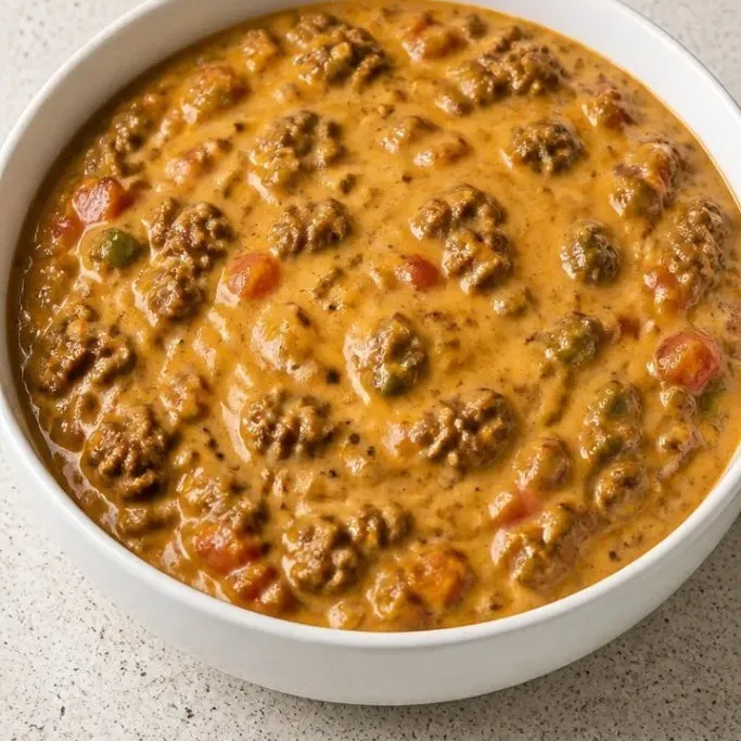 Rotel Dip with Ground Beef
