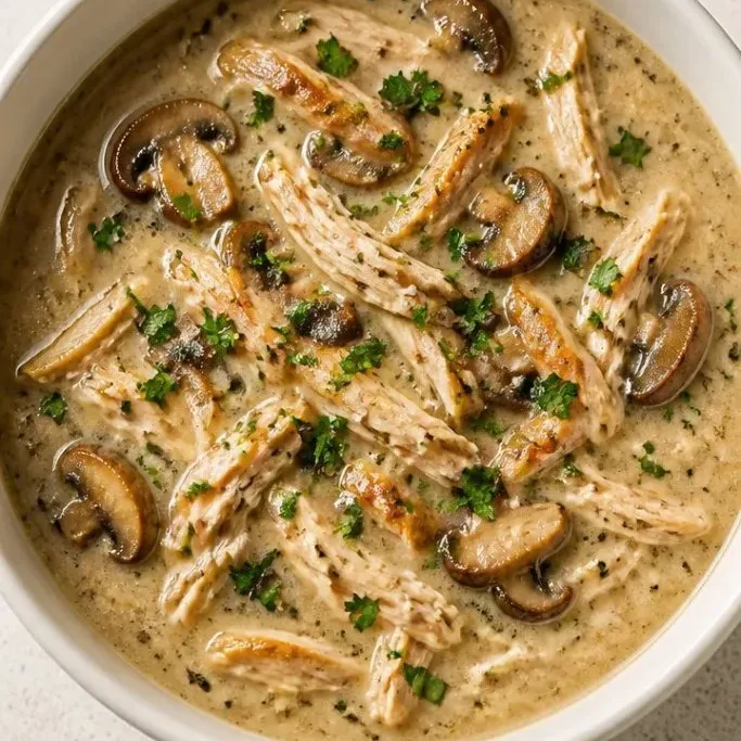 Quick Rotisserie Chicken Mushroom Soup Rotisserie Chicken Mushroom Soup