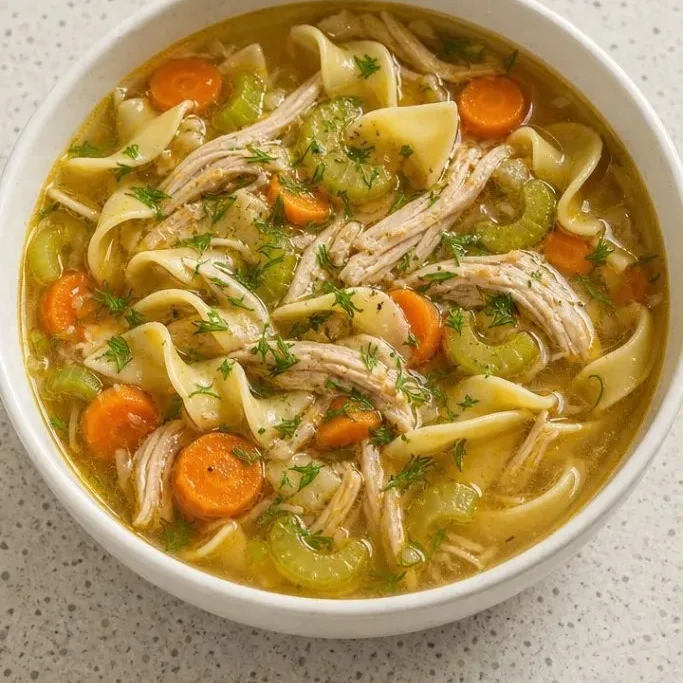35-Minute Rotisserie Chicken Noodle Soup Rotisserie Chicken Noodle Soup