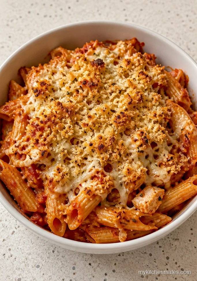 Rotisserie Chicken Parmesan Casserole