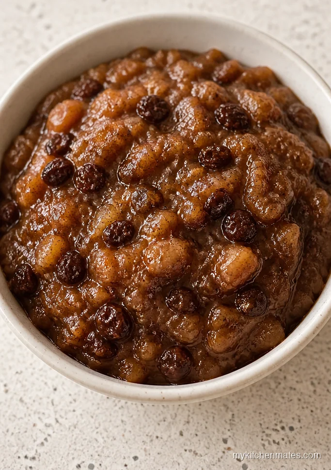 Rustic Apple Sauce with Raisins