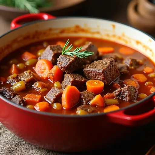 Rustic Italian Beef and Tomato Stew