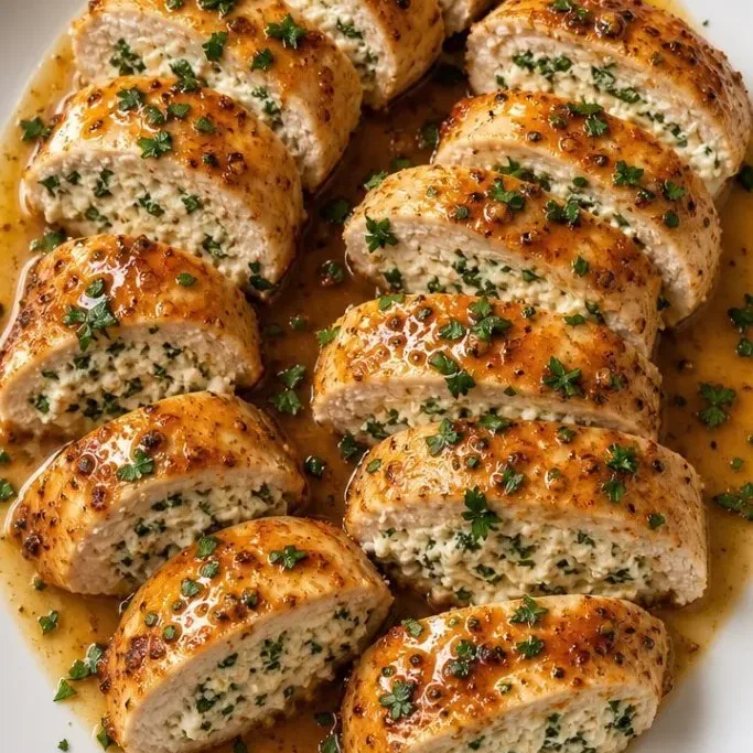 40-Minute Creamy Garlic Stuffed Chicken (Ruth’s Chris Copycat) Ruth's Chris Stuffed Chicken