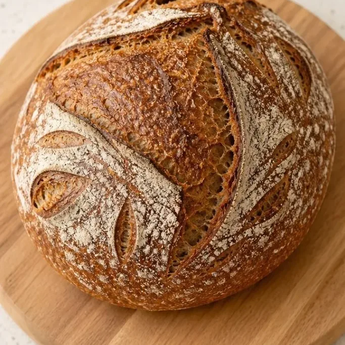 No-Knead Rye Sourdough Bread Rye Sourdough Bread