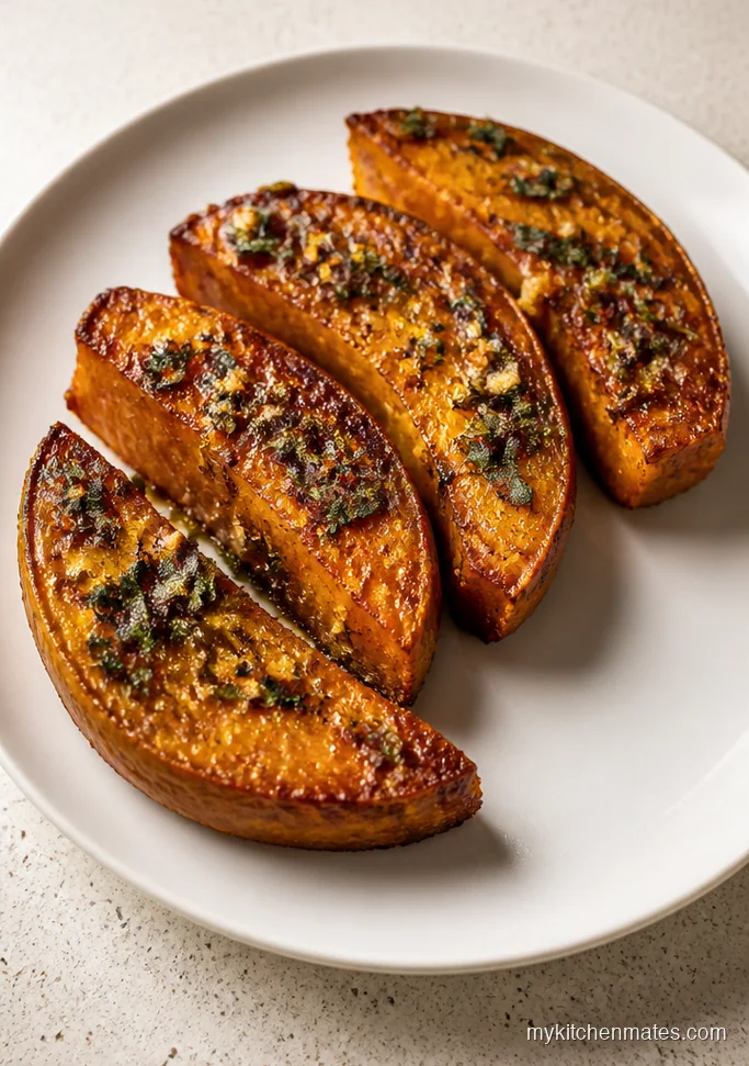 Sage Butter Butternut Squash Wedges