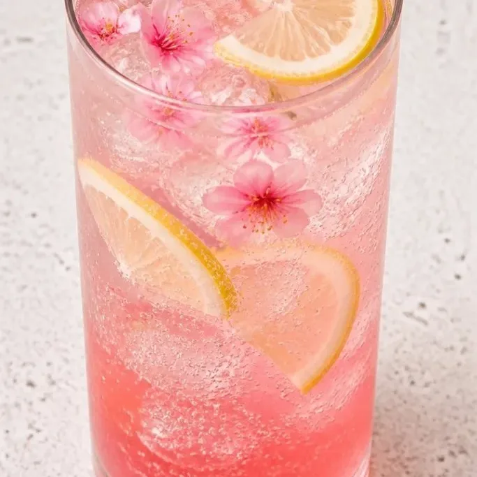 Sakura Cherry Blossom Drink