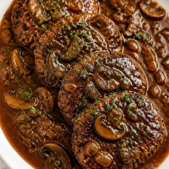 Salisbury Steak with Mushroom Gravy