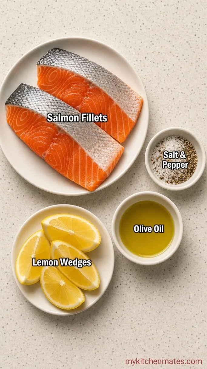 Crispy-Skinned Salmon a la Plancha in 15 Minutes Ingredients