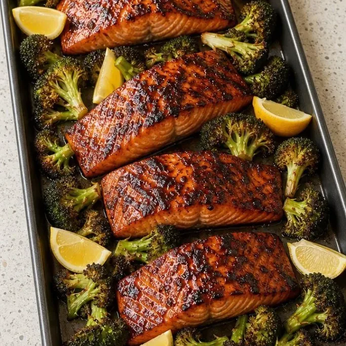 Salmon And Broccoli