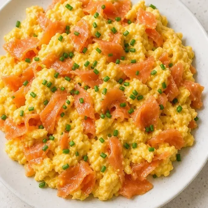 Salmon And Eggs Breakfast