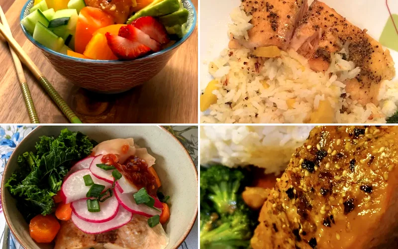 16 Easy Salmon and Rice Dinners Perfect for Tonight salmon and rice recipes featured