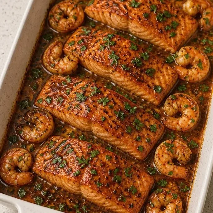Salmon And Shrimp