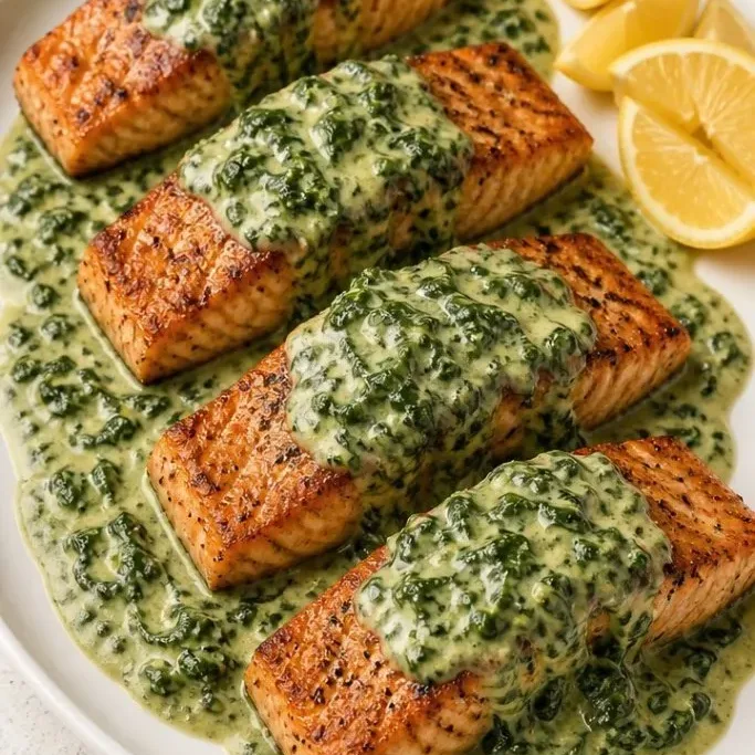 Salmon And Spinach
