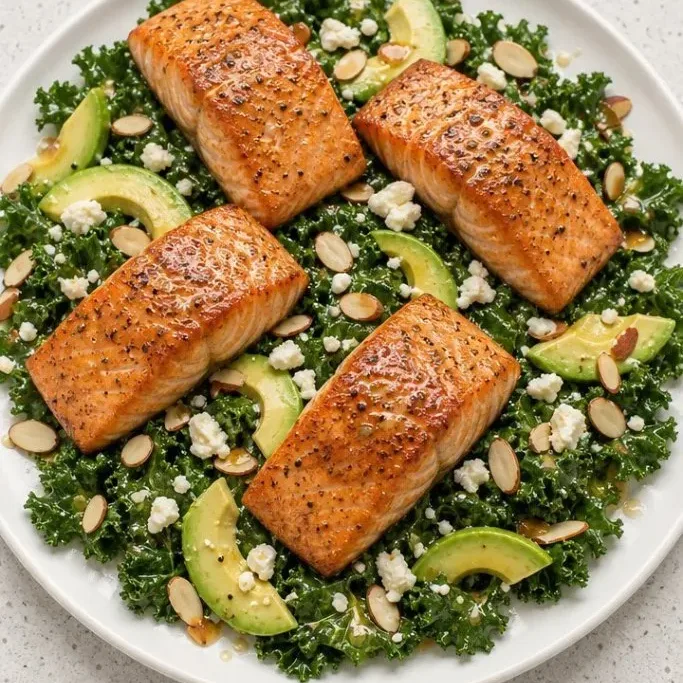 Salmon Kale Salad