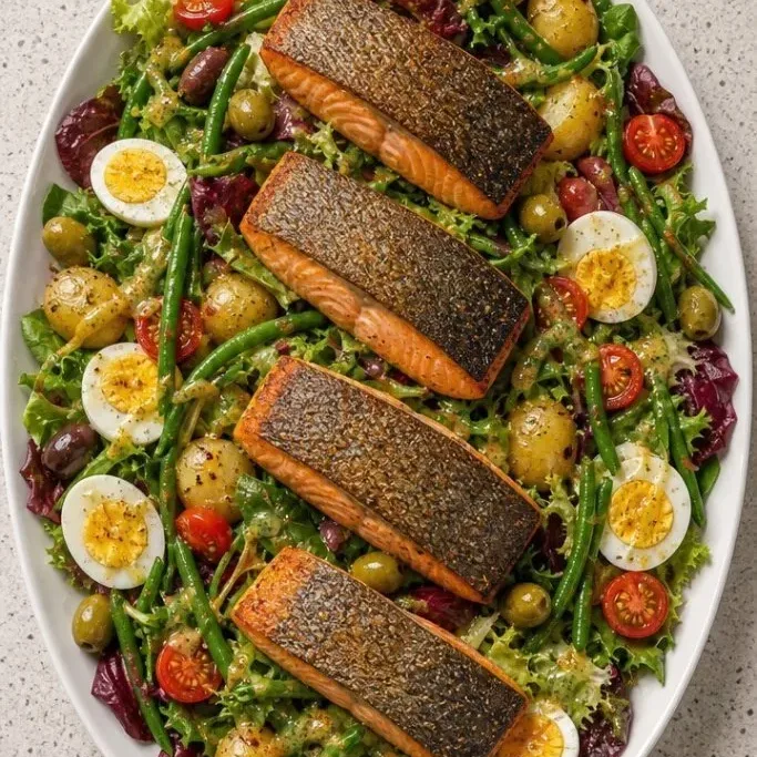 Salmon Nicoise Salad