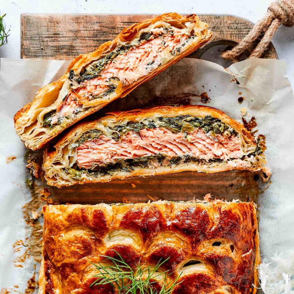 salmon wellingon recipe