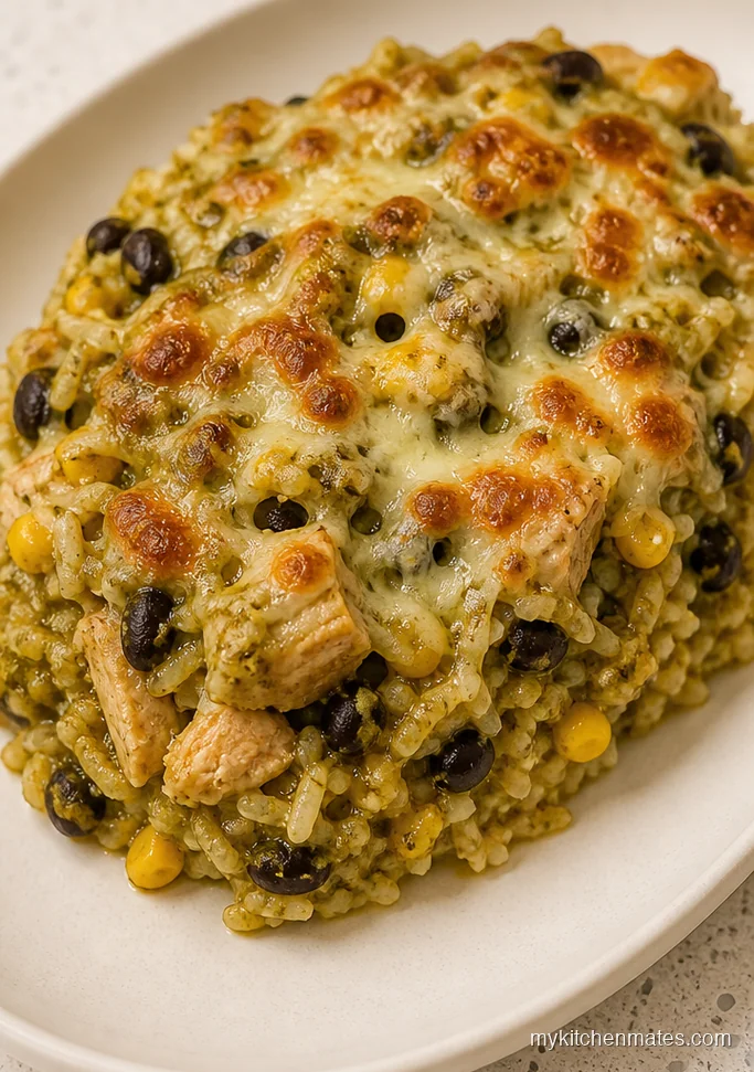 12 Baked Chicken and Rice Casserole Recipes for Busy Weeknights Salsa Verde Chicken and Rice Casserole