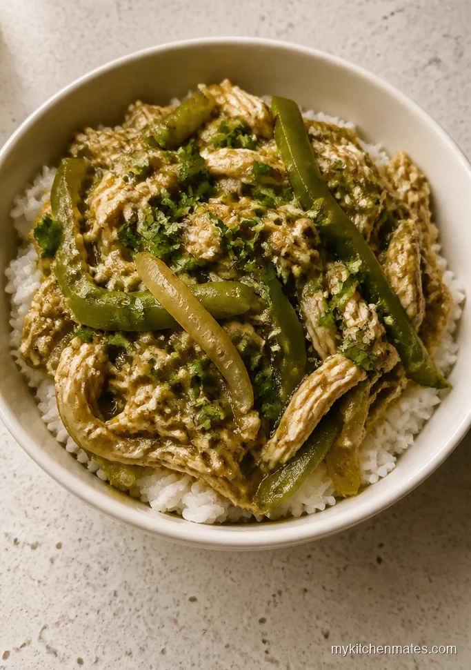 Salsa Verde Chicken Rice Bowls