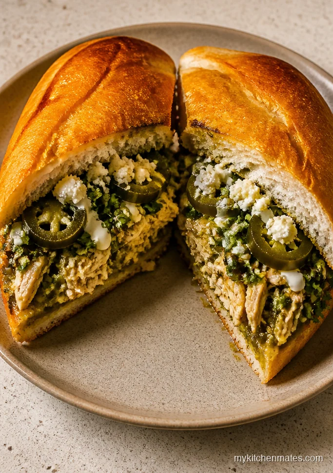 11 Crockpot Chicken Sandwich Recipes for Easy Weeknight Wins Salsa Verde Chicken Tortas