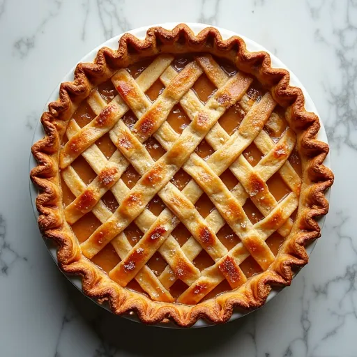 Salted Butterscotch Apple Pie