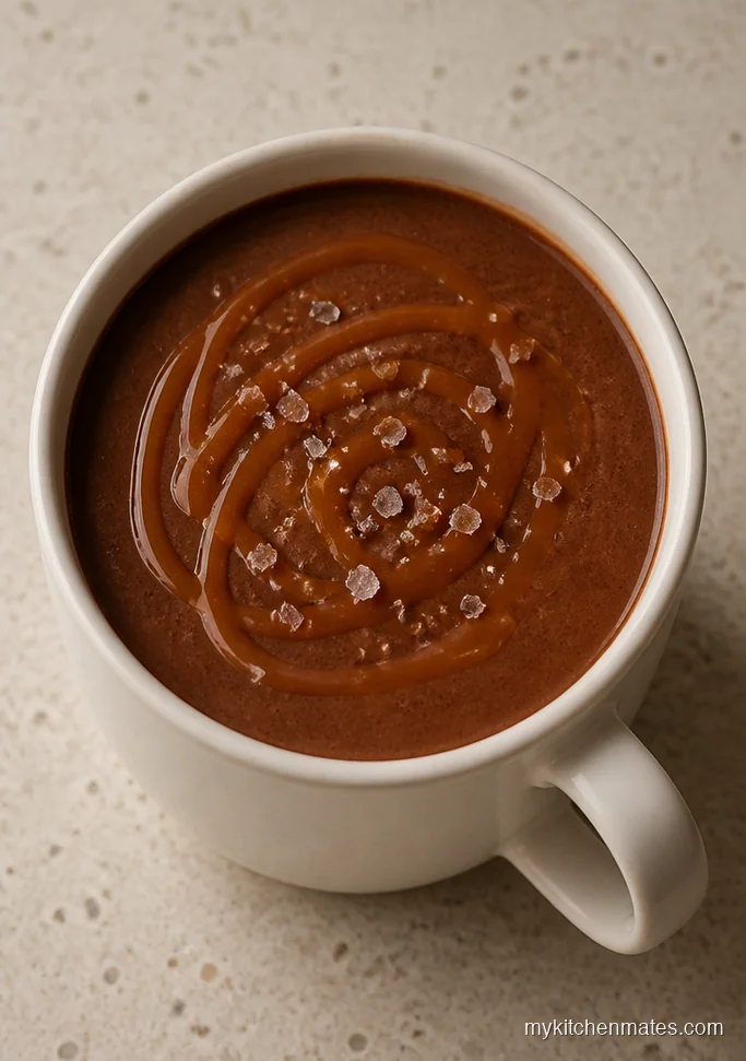 11 Crock Pot Hot Chocolate Recipes That Stay Warm for Hours Salted Caramel Crock Pot Hot Chocolate