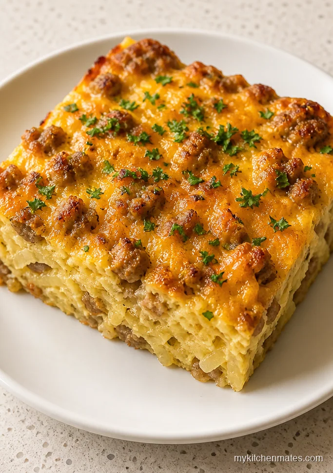 Sausage and Potato Breakfast Casserole