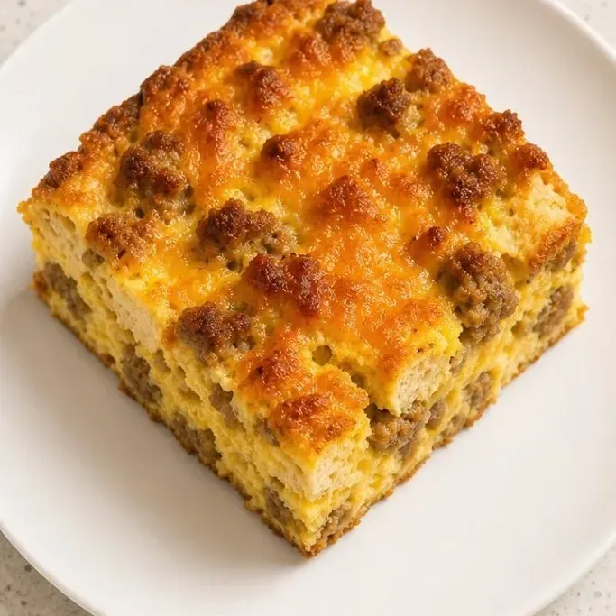 Overnight Sausage Egg and Cheese Casserole Sausage Egg and Cheese Casserole