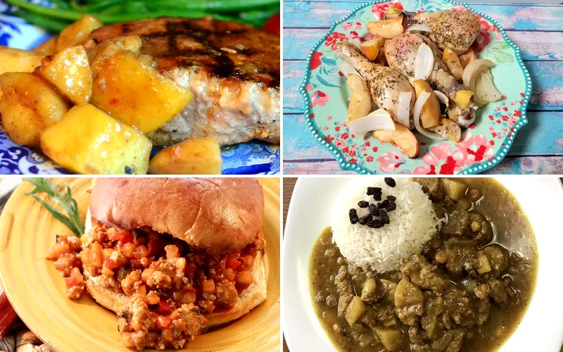 25 Hearty Main Course Recipes Featuring Sweet Apples savory apple recipes featured