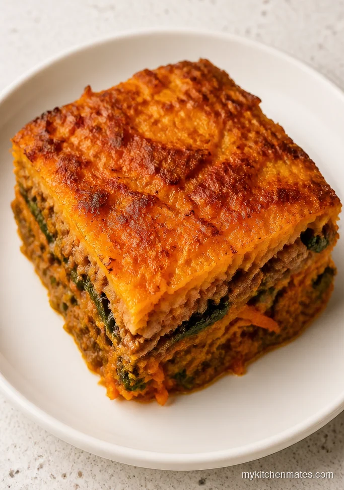 Savory Beef and Sweet Potato Casserole