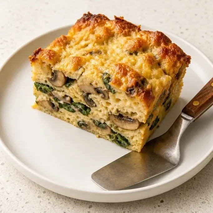 Savory Mushroom and Gruyère Bread Pudding Savory Bread Pudding