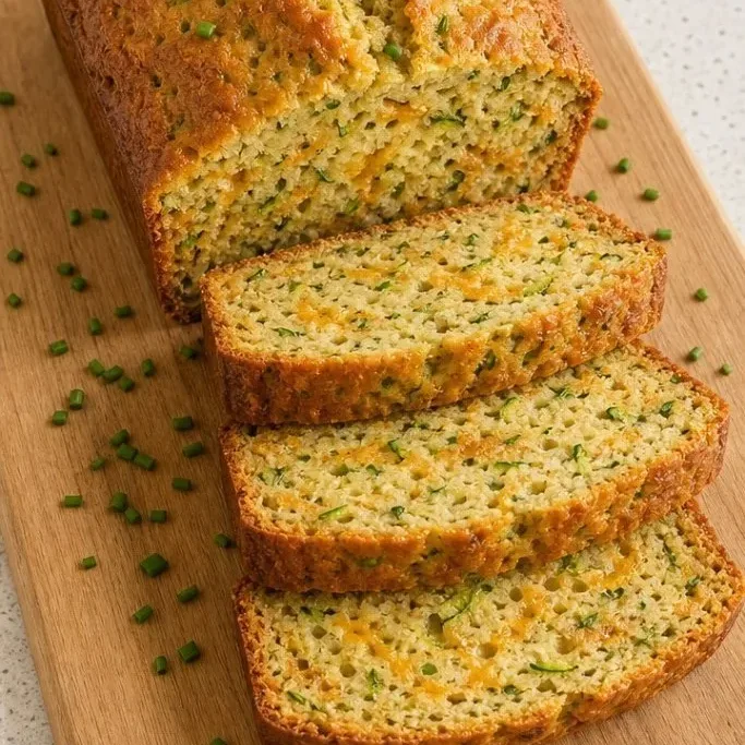 Savory Zucchini Bread with Cheddar and Fresh Herbs Savory Zucchini Bread