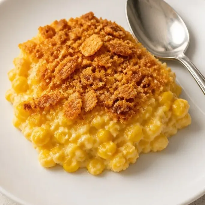 Simple Scalloped Corn Casserole Scalloped Corn Casserole