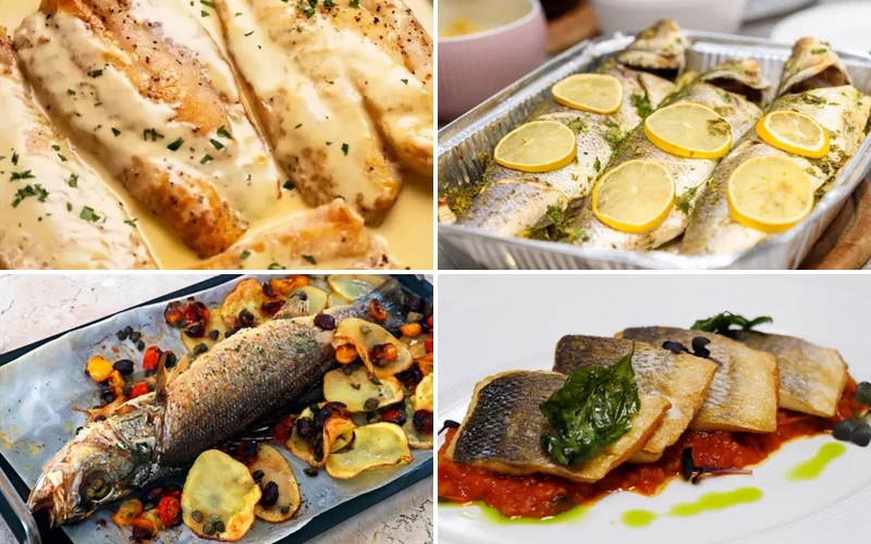 10 Perfect Pan-Seared Sea Bass Recipes for an Impressive Dinner sea-bass-recipes-pan-seared collage